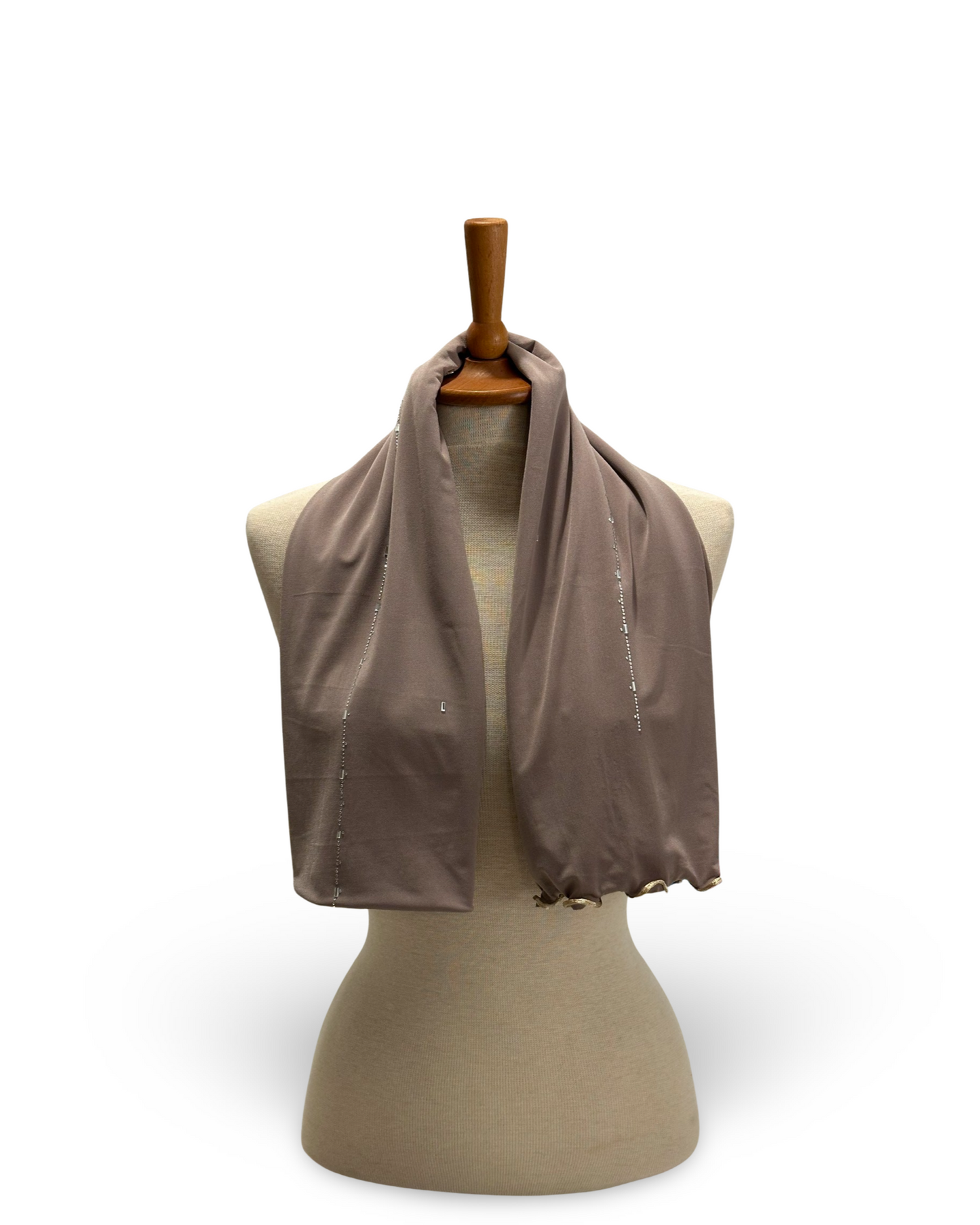 Stone Jersey Waves - Taupe Brown