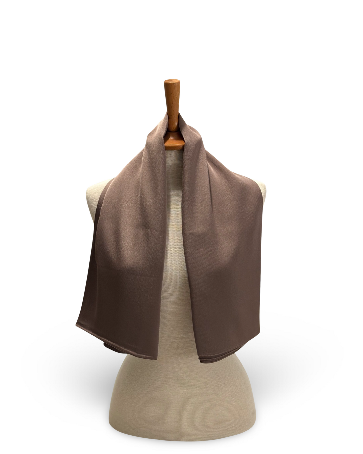 Layla Satin - Cacao Brown